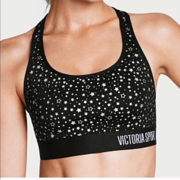 Victoria Sport The Player Racerback Sport Bra Star - Picture 1 of 3